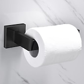 halpa Kylpyhuone tarvikesetti-kylpyhuonetarvikesarja ruostumatonta terästä sisältää pyyhetanko/takakoukku/wc-paperiteline/kylpyhuoneen torniteline mattamusta 1 tai 3 tai 4 kpl