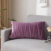 cheap Textured Throw Pillows-Decorative Toss Pillows Velvet Cover for Pillows Pillow Case Cover Home office Pillow Case Cover Modern Sample Room Cushion Cover Outdoor Cushion for Sofa Couch Bed Chair Pink Blue Sage Green Purple