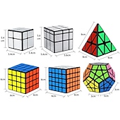 economico Cubi di Rubik-set di cubo di velocità 12 pezzi cubo magico cubo iq 2*2*2 3*3*3 4*4*4 pacchetto speedcubing antistress puzzle cubo livello professionale speedtoy regalo per regali di natale