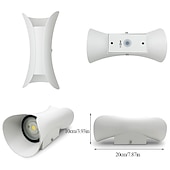 cheap Outdoor Wall Lights-1-Light 20cm Outdoor LED Wall Light Multi Color Up and Down Lighting Indoor Wall Lamp Hotels Courtyards Passages Gates Porch Corridor Modern 90-264V