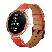 levne Pásky na hodinky Garmin-Pásek hodinek pro Garmin Forerunner 265 255 Active 5 Venu 3 2 Plus Vivoactive 4 3 Vivomove Sport Approach S42 S40 20mm 22mm Pravá kůže Výměna, nahrazení Popruh 20mm 22mm Kožená smyčka Náramek
