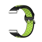 お買い得  Fitbitウォッチバンド-スマートウォッチバンド と互換性があります Fitbit Versa 4 Sense 2 Versa 3 Sense 合金 シリコーン スマートウォッチ ストラップ 弾性ある 調整可 ステンレス鋼のバックル スポーツバンド 置換 リストバンド