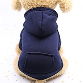 abordables Sudaderas con capucha-Ropa para perros, sudaderas con capucha para perros pequeños, chaleco para perros pequeños, ropa para chihuahua, abrigo cálido, chaqueta, trajes para cachorros de otoño, ropa para perros y gatos