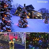 billiga Stickkontakter-3,5m 96 led snöflinga stjärngardinljus 8 blixtlägen, vattentät fairy girland julbelysning för fönster &amp;amp; semesterinredning utomhus