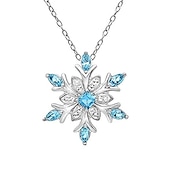 economico Collane-1 pc Collana For Per donna Natale Festa / Serata Giornaliero Lega Con fiocco di neve