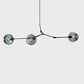 economico Lampadari-multi head magic bean lampadario caldo bianco luce creativa arte moderna soggiorno lampada heteromorphic nordic semplice sfera di vetro molecolare sala da pranzo ac110v ac220v