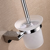 cheap Toilet Brush Holder-Toilet Brush Holder New Design / Creative Contemporary / Modern Stainless Steel / Zinc Alloy / Metal 1pc - Bathroom Wall Mounted