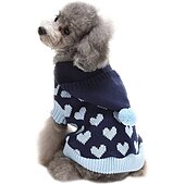 ieftine Pulovere-Pisici Câine Pulovere Hanorca Haine pentru catelus Hanorace Jumper Casul Zilnic Iarnă Cald Îmbrăcăminte pentru câini