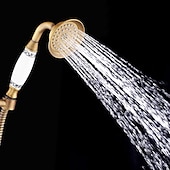 abordables Appareils de douche extérieurs-Ensemble de robinet de douche en laiton, mélangeurs à un trou installation murale cascade jet portable douchette avec eau froide/chaude