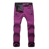 economico Fondi-Per uomo Pantaloni da escursionismo Pantaloni da escursionismo impermeabili Cappotto invernale Esterno Fodera in Pile Pantaloni [SM. B] Viola [Lady B] Verde dell'esercito S M L XL XXL