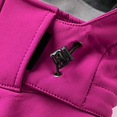 baratos Fleece &amp; Casacos 3 em 1-casaco feminino de caminhada softshell casaco com capuz casaco de lã de inverno impermeável exterior cor sólida térmica quente à prova de vento leve forro de lã casaco impermeável casaco de esqui escalada