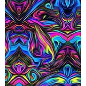 economico Set copripiumino-Copripiumino a vortice 3d set di biancheria da letto copripiumino con 1 copripiumino o copriletto, 1 foglio, 2 federe per matrimoniale/regina/re (1 federa per doppia/singola)