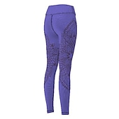 abordables polainas 3d-Mujer Pantalones de yoga Levantamiento de tope Control de barriga Alta cintura Entrenamiento de gimnasio Corriendo Aptitud física Mallas Leggings Leggings Estampado Mandala Geometría Azul Otoño