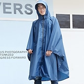 cheap Outdoor Jackets-Men&#039;s Women&#039;s Rain Poncho Hiking Raincoat Waterproof Hiking Jacket Summer Outdoor Waterproof Breathable Quick Dry Lightweight Jacket Poncho Top Fishing Climbing Army green (unisex) Matcha