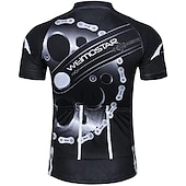 economico Maglie da uomo-Per uomo Maglia da Ciclismo Grafico Geometrico A Motivi Manica Corta Bicicletta Maglia con 3 tasche posteriori Mountain Bike MTB Ciclismo su strada Asciugatura Rapida Morbido Tasca Posteriore