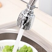 economico Spruzzatori-estensione della testina del rubinetto doccia universale per acqua di rubinetto ugello filtro rotante a risparmio idrico