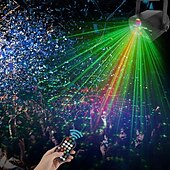 رخيصةأون مصباح أجهزة العرض وأجهزة العرض بالليزر-dj ديسكو المرحلة حزب أضواء الليزر ستروب أضواء led الصوت المنشط 60 أنماط rgb فلاش العارض مع التحكم عن بعد لعيد الميلاد هالوين حانة ktv بار الرقص هدية عيد ميلاد هدية عيد الميلاد