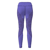 abordables polainas 3d-Mujer Pantalones de yoga Levantamiento de tope Control de barriga Alta cintura Entrenamiento de gimnasio Corriendo Aptitud física Mallas Leggings Leggings Estampado Mandala Geometría Azul Otoño