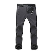 Недорогие Низ-мужские альпинистские брюки из флиса soft shell, водоотталкивающие и ветрозащитные быстросохнущие спортивные брюки на открытом воздухе