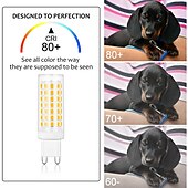 זול נורות דו-פיניות לד-נורת g9 led 60w מקבילה הלוגן 88led נורות בלתי ניתנות לעמעום טבעי לבן חם לבן ללא הבהוב לארון תאורה לבית ארון אמבטיה מטבח ac110v ac220v