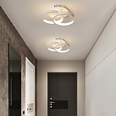 economico Lampade da soffitto con dimmer-1-luce 22,5 cm plafoniera a led moderno stile semplice camera da letto soggiorno personalità creativa forme geometriche dimmerabile portico in metallo nell&#039;illuminazione della porta 18w
