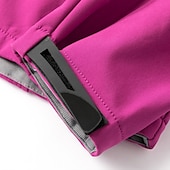 baratos Fleece &amp; Casacos 3 em 1-casaco feminino de caminhada softshell casaco com capuz casaco de lã de inverno impermeável exterior cor sólida térmica quente à prova de vento leve forro de lã casaco impermeável casaco de esqui escalada