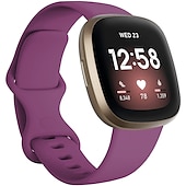 お買い得  Fitbitウォッチバンド-時計バンド のために Fitbit Versa 3 Sense シリコーン 置換 ストラップ 高通気性 スポーツバンド リストバンド
