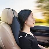 voordelige Auto-hoofd- &amp; rugsteunen-auto nekkussen 3d memory foam hoofdsteun verstelbare auto hoofdsteun kussen reizen nekkussen ondersteuning houder auto-accessoires