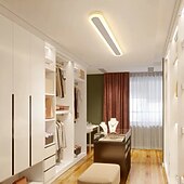 baratos Candeeiros de Parede de interior-Lightinthebox 80cm conduziu luzes de parede lâmpada de parede longa minimalista simples quarto sala de jantar luz de parede acrílica 220-240v 20 w