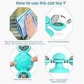 abordables Jouets pour chats-Jouets pour Chat Jouet interactif Jouet rotatif Ensemble de jouets pour chats Moulin à vent Jouets Interactifs pour Chat Jouets amusants pour chats Chat Petit Chat 1 jeu Rondes Compatible avec