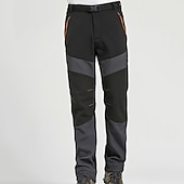 billiga Botten-Herr Softshell-byxor Lappverk Vinter Utomhus Standardpassform Vattentät Vindtät Fleecefoder Andningsfunktion Byxa Svart Armégrön Fiske Klättring Camping / vandring / grottforskning S M L XL XXL