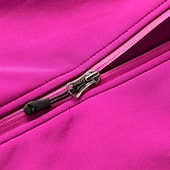 baratos Fleece &amp; Casacos 3 em 1-casaco feminino de caminhada softshell casaco com capuz casaco de lã de inverno impermeável exterior cor sólida térmica quente à prova de vento leve forro de lã casaco impermeável casaco de esqui escalada