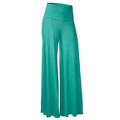 abordables jambe large et taille haute-Pantalon de yoga Femmes Léger Pantalon évasé in in france they say Pontalon wide leg Pantalon bootcut Zumba Yoga Entraînement en salle Bas Taille haute Hiver Des sports Tenues de Sport Élastique