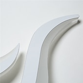 abordables Apliques de pared LED-Lightinthebox Lámparas de pared LED de 1 luz de 31 cm, apliques de pared con diseño en forma de fuego, tiendas/cafeterías de estilo minimalista moderno, aplique de acrílico genérico 10w ip44
