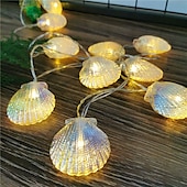 abordables Guirlandes lumineuses à piles-Guirlande lumineuse élégante de 1,5 m à 10 LED pour réception de mariage, lampe de vacances, pour fête de Noël, mariage, décoration intérieure, éclairage blanc chaud, batterie AA