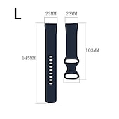 お買い得  Fitbitウォッチバンド-時計バンド のために Fitbit Versa 3 Sense シリコーン 置換 ストラップ 高通気性 スポーツバンド リストバンド
