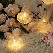 abordables Guirlandes lumineuses à piles-Guirlande lumineuse élégante de 1,5 m à 10 LED pour réception de mariage, lampe de vacances, pour fête de Noël, mariage, décoration intérieure, éclairage blanc chaud, batterie AA