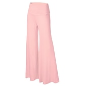 abordables jambe large et taille haute-Pantalon de yoga Femmes Léger Pantalon évasé in in france they say Pontalon wide leg Pantalon bootcut Zumba Yoga Entraînement en salle Bas Taille haute Hiver Des sports Tenues de Sport Élastique