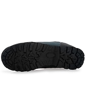 abordables Botas de montaña-Botas de senderismo impermeables para hombre con cordones rojos: calzado de exterior duradero para terrenos difíciles