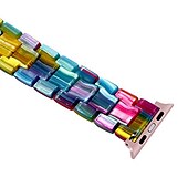cheap Apple Watch Bands-Smart Watch Band for Apple iWatch Sreies 8 7 6 5 4 3 2 1 SE Ultra 49mm 45mm 44mm 42mm 41mm 40mm 38mm Resin Smartwatch Strap Women Bracelet Stainless Steel Buckle Jewelry Bracelet Replacement