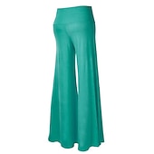 abordables jambe large et taille haute-Pantalon de yoga Femmes Léger Pantalon évasé in in france they say Pontalon wide leg Pantalon bootcut Zumba Yoga Entraînement en salle Bas Taille haute Hiver Des sports Tenues de Sport Élastique