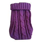 billiga Tröjor-Hund Katt Tröjor Jumper Klassisk Vinter Varm Andningsfunktion Jul Ledigt / vardag Hundkläder for Hes Labrador alaskan malamute golden retriever Border Collie