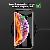 رخيصةأون جرابات آيفون-غطاء زجاجي مزدوج مغناطيسي لهاتف iPhone 16 15 14 13 12 11 Pro Max Plus Mini – إطار معدني واقي كامل للجسم مع واقي عدسة، زجاج مقسى، تصميم لون موحد