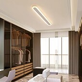 baratos Candeeiros de Parede de interior-Lightinthebox 80cm conduziu luzes de parede lâmpada de parede longa minimalista simples quarto sala de jantar luz de parede acrílica 220-240v 20 w