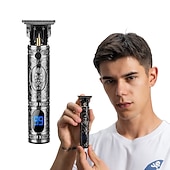 economico Rasatura e depilazione-tagliacapelli per uomo tagliacapelli taglio di capelli professionale cordless zero gap&amp;amp; kit toelettatura per uomo display led ricaricabile