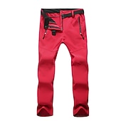 economico Fondi-Per uomo Pantaloni da escursionismo Pantaloni da escursionismo impermeabili Cappotto invernale Esterno Fodera in Pile Pantaloni [SM. B] Viola [Lady B] Verde dell'esercito S M L XL XXL