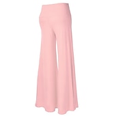 abordables jambe large et taille haute-Pantalon de yoga Femmes Léger Pantalon évasé in in france they say Pontalon wide leg Pantalon bootcut Zumba Yoga Entraînement en salle Bas Taille haute Hiver Des sports Tenues de Sport Élastique