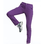 cheap Trousers &amp; Shorts-Women&#039;s Hiking Pants Trousers Summer Outdoor Waterproof Breathable Quick Dry Stretchy Pants / Trousers Bottoms Elastic Waist Dark Grey Violet Camping / Hiking Fishing Climbing S M L XL XXL