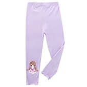 cheap Bottoms-Girls&#039; 3D Print Leggings Tights Rayon Kids Toddler School