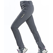 cheap Trousers &amp; Shorts-Women&#039;s Hiking Pants Trousers Summer Outdoor Waterproof Breathable Quick Dry Stretchy Pants / Trousers Bottoms Elastic Waist Dark Grey Violet Camping / Hiking Fishing Climbing S M L XL XXL